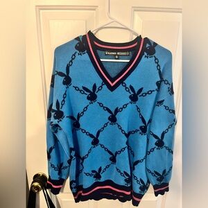 LG V-neck Playboy Misguided Winter Sweater
Unisex